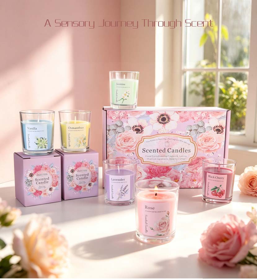 Set de Regalo de Velas Aromáti - Home Fragrance Usa reseña y precio